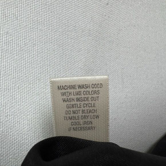 Vtg CJ Banks Dress Womens 18W Plus Black Midi Winter Nature Scene Modest Jumper - Picture 13 of 16